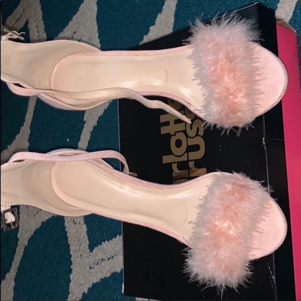 Pink heels